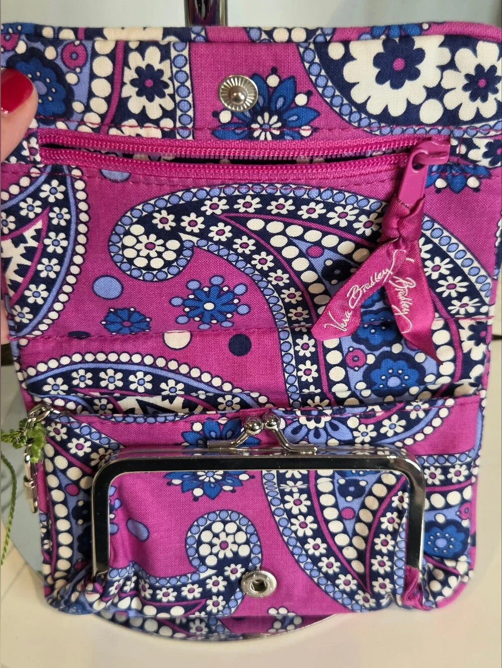 Vera Bradley Boysenberry Wallet - Picture 3 of 5